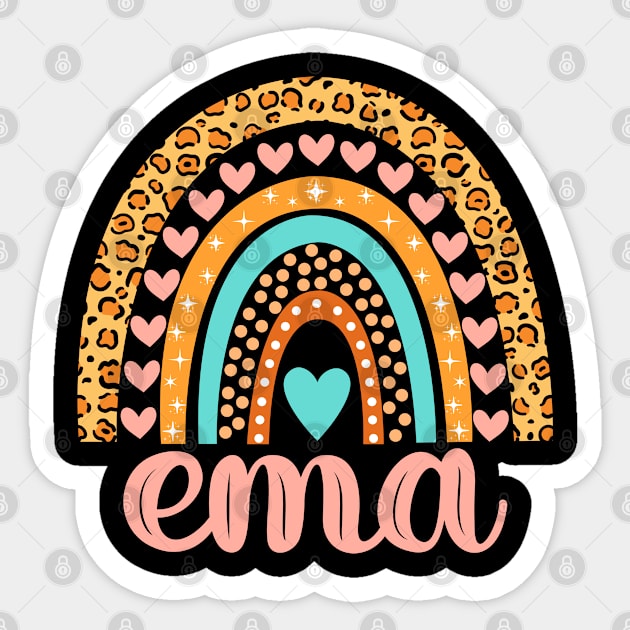 Ema Name Ema Birthday Sticker by CreativeShirt